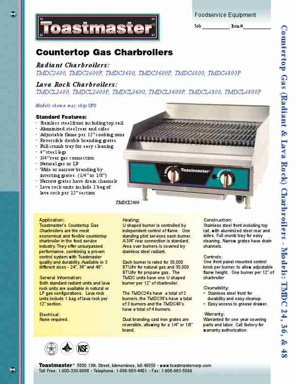 Toastmaster Oven TMDC2400-page_pdf